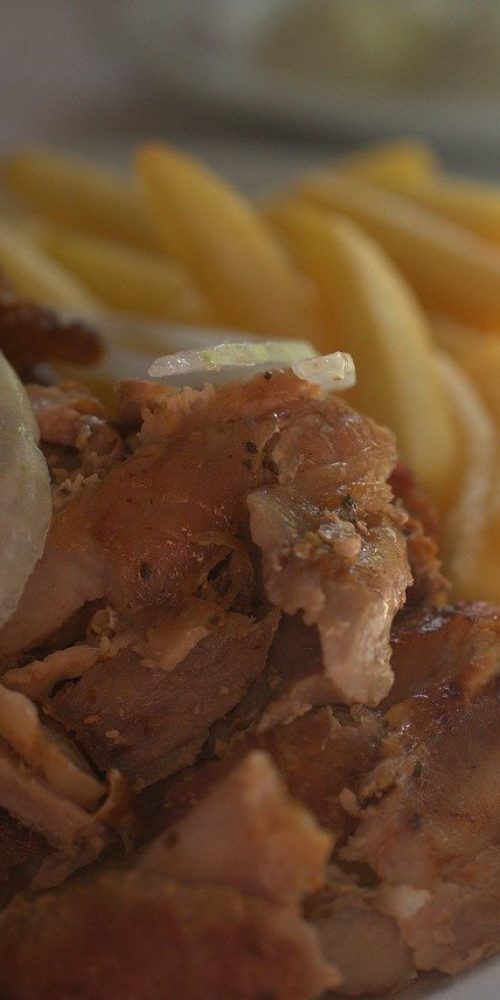 gyros, meat, greek